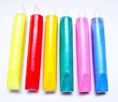 Ascension Pack of 12 Rangoli Powder(Multicolor)