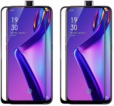 Bodoma Edge To Edge Tempered Glass for Vivo V17 pro(Pack of 2)