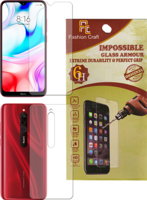 FashionCraft Front and Back Screen Guard for Mi Redmi 8A Dual, Mi Redmi 8A, Mi Redmi 8, Mi Redmi 8A Pro(Pack of 2)