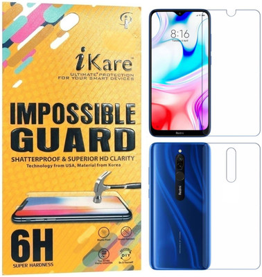 iKare Front and Back Screen Guard for Redmi 8(Pack of 2)