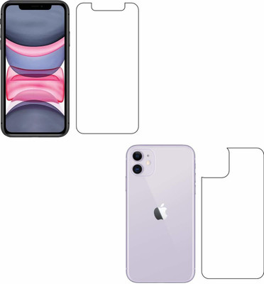 ELEF Front and Back Tempered Glass for Apple Iphone 11(Pack of 2)
