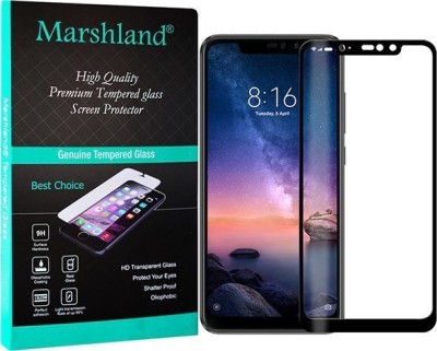 MARSHLAND Tempered Glass Guard for Mi Redmi Note 6 Pro(Pack of 1)