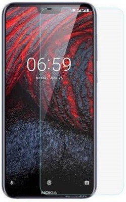 DSCASE Tempered Glass Guard for Nokia 6.1 Plus(Pack of 1)