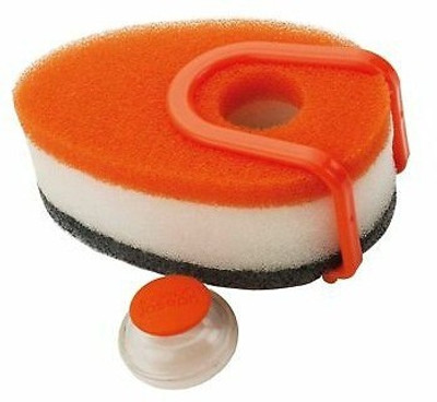 Cpixen Triple Layer Soapy-Sponge Self Release Dish Wash Liquid Scouring Sponge Scrub Sponge(Medium, Pack of 3)