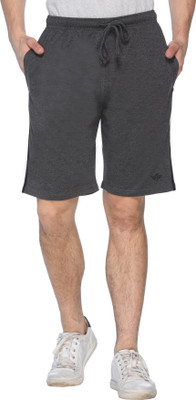 Humbert Solid Men Grey Regular Shorts