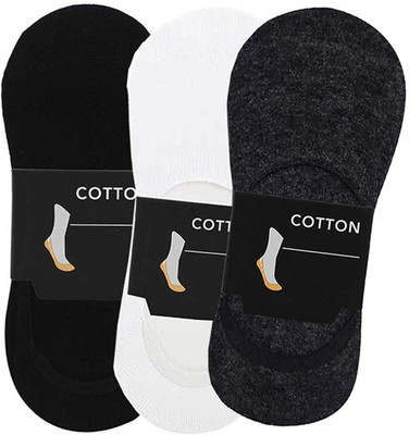 PinKit Men & Women Self Design, Solid Low Cut(Pack of 3)
