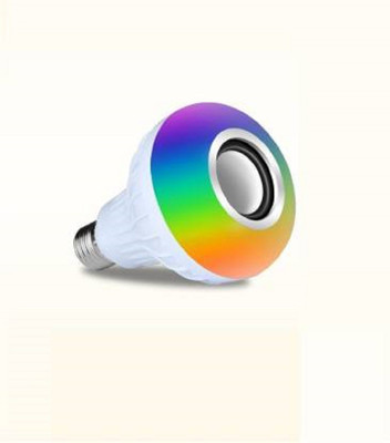 Gabbar Bulb Light Bluetooth Control Smart Music Audio Bluetooth Speaker 2 W Bluetooth Speaker(White, Stereo Channel)