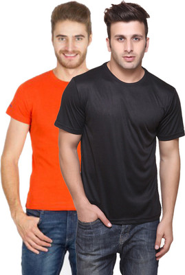 Concepts Solid Men Round Neck Multicolor T-Shirt