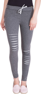 Lesuzaki Solid Women Grey Track Pants
