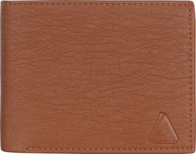 USL Men Tan Artificial Leather Wallet(12 Card Slots)