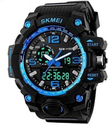 SKMEI PM GK 1155 Skemie Sport Watch Blue Analog-Digital Watch  - For Men & Women