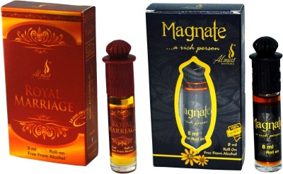 Almas ROYAL MARRIAGE and MAGNATE Edition fascinating fragrance Floral Attar(Floral)