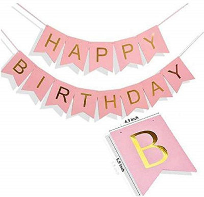 PopTheParty Bunting Flag Banner Banner(8 ft, Pack of 1)