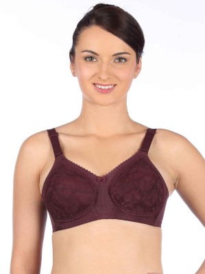 Triumph by TRIUMPH Women Full Coverage Non Padded Bra(Maroon)