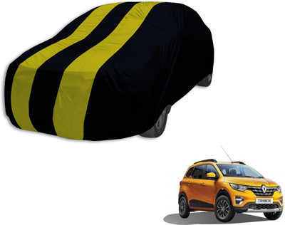 Auto Hub Car Cover For Renault Universal For Car (Without Mirror Pockets)(Black, Yellow, For 2019 Models)