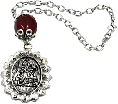 faynci Hanuman Red Glass Beads Decorative Car Hanging Ornament(Pack of 1)