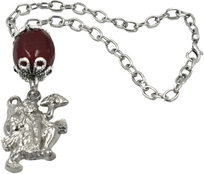 faynci Flying Hanuman Red Glass Beads Decorative Car Hanging Ornament(Pack of 1)