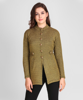 Divastri Women Button Solid Cardigan