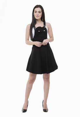 AAKRITHI Women Black Romper