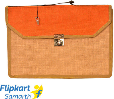 Jharcraft Women Beige, Orange Messenger Bag