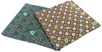 MPS Printed Green, Gold Lungi