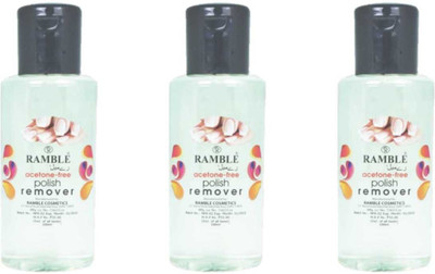 Ramble NAIL POLISH REMOVER 100ML ACETONE FREE(300 ml)