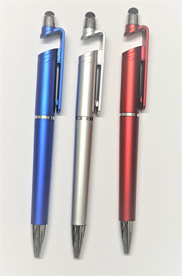 Aadmora Multicolour Stylus Ball Pen Ball Pen(Pack of 3, Ink Color - Blue)