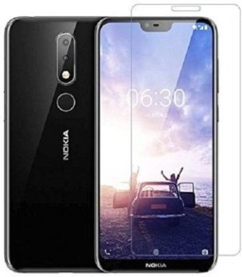 DSCASE Tempered Glass Guard for Nokia 6.1 Plus(Pack of 1)