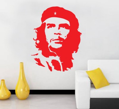 fuzzy 75 cm Che Guevara Self Adhesive Sticker(Pack of 1)