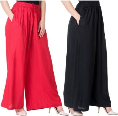 ruhfab Relaxed Women Multicolor Trousers