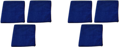 LEAROGR Microfiber Vehicle Washing  Cloth(Pack Of 6)