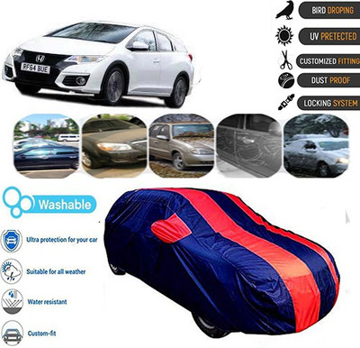 MotohunK Car Cover For Tata Estate (With Mirror Pockets)(Multicolor)