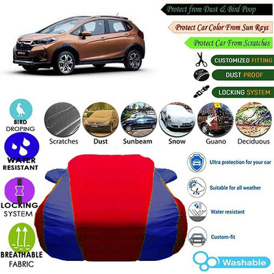 MotohunK Car Cover For Honda WR-V (With Mirror Pockets)(Multicolor)