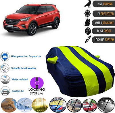 MotohunK Car Cover For Jeep Compass (With Mirror Pockets)(Multicolor)