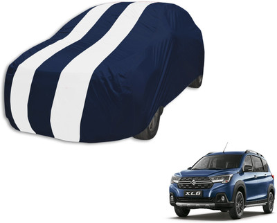 MOCKHE Car Cover For Maruti Suzuki Universal For Car (Without Mirror Pockets)(Blue, White, For 2019 Models)