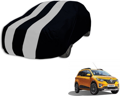 Auto Hub Car Cover For Renault Universal For Car (Without Mirror Pockets)(Black, Silver, For 2019 Models)