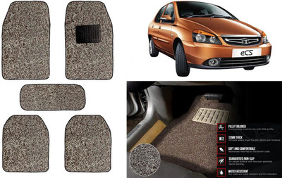 Auto Kite Plastic, PVC Standard Mat For  Tata Indigo CS(Beige, Brown)