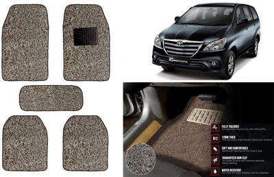 Auto Kite Plastic, PVC Standard Mat For  Toyota Innova(Beige, Brown)