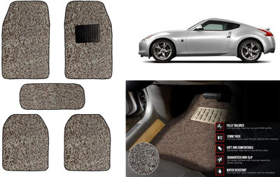 Auto Kite Plastic, PVC Standard Mat For  BMW 370z(Beige, Brown)