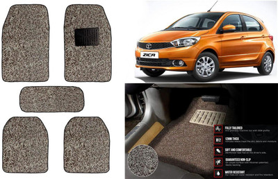 Auto Kite Plastic, PVC Standard Mat For  Tata Zica(Beige, Brown)