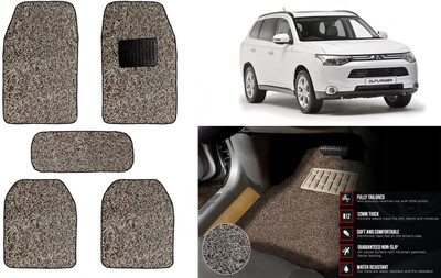 Auto Kite Plastic, PVC Standard Mat For  Mitsubishi Outlander(Beige, Brown)