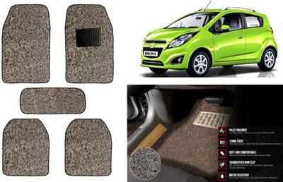 Auto Kite Plastic, PVC Standard Mat For  Chevrolet Beat(Beige, Brown)