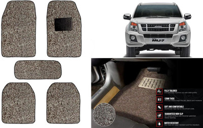 Auto Kite Plastic, PVC Standard Mat For  Isuzu MU-7 -2014(Beige, Brown)