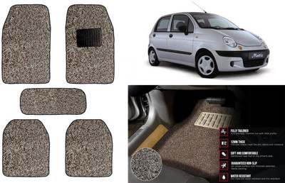 Auto Kite Plastic, PVC Standard Mat For  Daewoo Matiz(Beige, Brown)