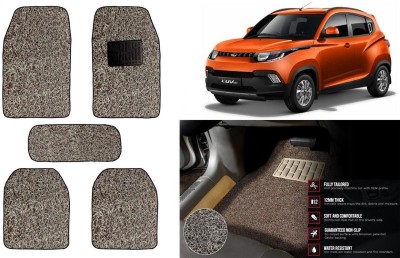 Auto Kite Plastic, PVC Standard Mat For  Mahindra KUV 100(Beige, Brown)