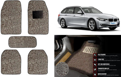 Auto Kite Plastic, PVC Standard Mat For  BMW 320D(Beige, Brown)