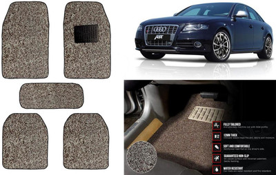 Auto Kite Plastic, PVC Standard Mat For  Audi S4(Beige, Brown)