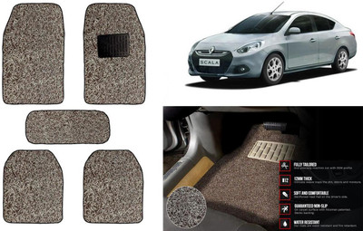 Auto Kite Plastic, PVC Standard Mat For  Renault Scala(Beige, Brown)