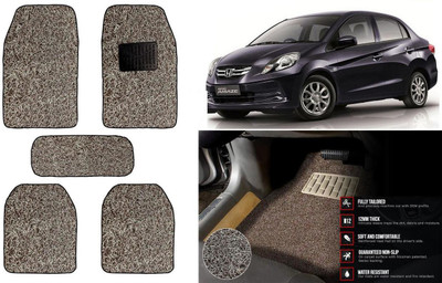 Auto Kite Plastic, PVC Standard Mat For  Honda Amaze(Beige, Brown)