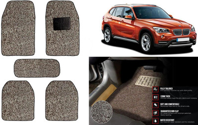 Auto Kite Plastic, PVC Standard Mat For  BMW X1(Beige, Brown)